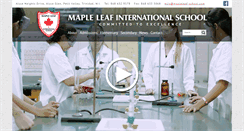 Desktop Screenshot of mapleleaf-school.com